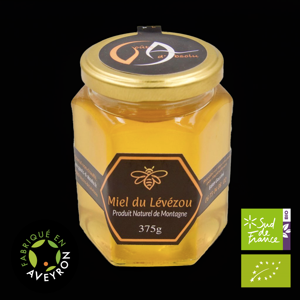 Miel du Lévézou, BIO millésime 2025, 375g